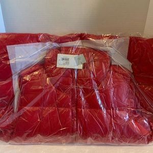 Red A New Day brand from Target. Puffy vest.